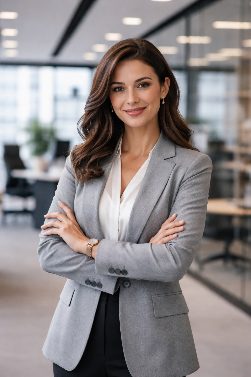Empreendedora usando FluxoCertus